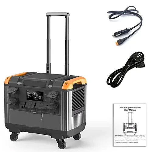 Übersicht der tragbaren LiFePO4-Solarstromanlage der DL-Serie (3000 W)