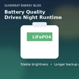 How to Choose a Bright Solar Street Light 5 Key Factors Beyond LED Chips (1)