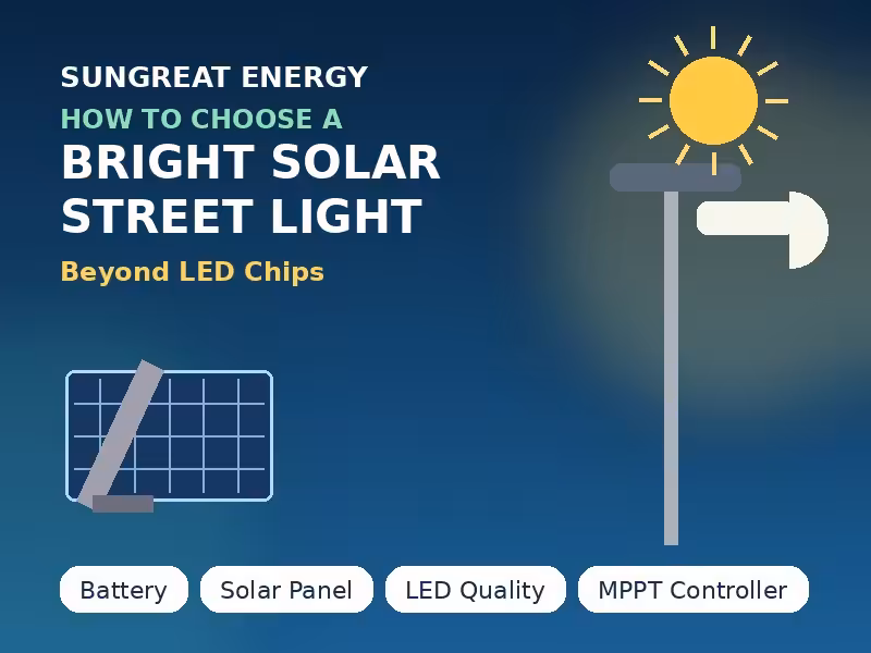 How to Choose a Bright Solar Street Light 5 Key Factors Beyond LED Chips (1)