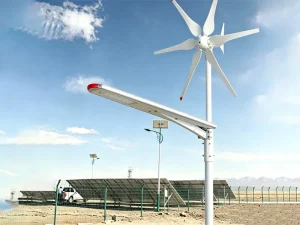 hybrid solar street light
