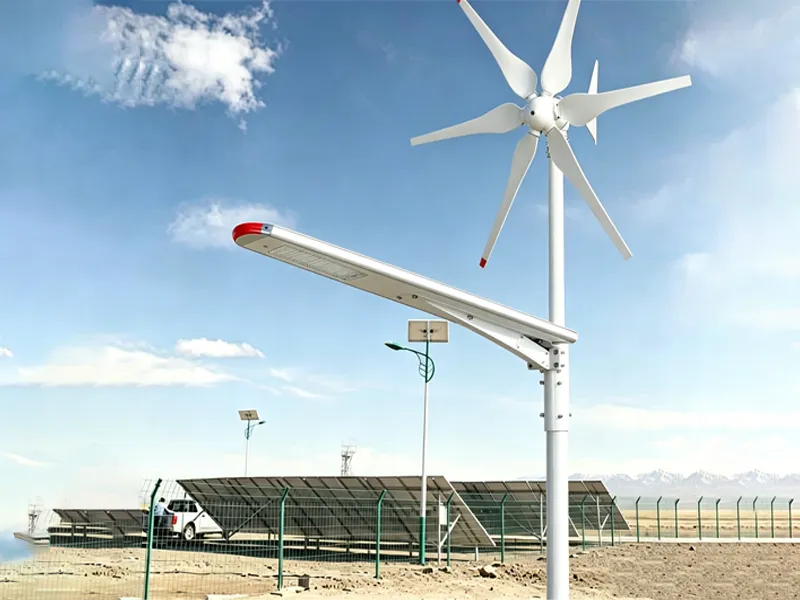 hybrid solar street light