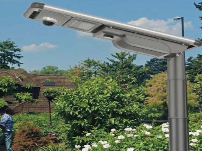 solar street light with CCTV camera in Nigeria fxc series