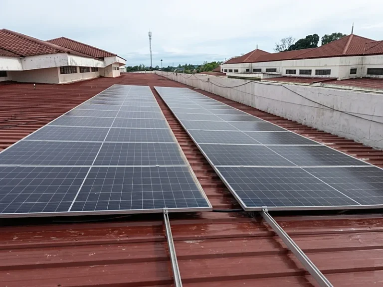 5kW off-grid solar power system installation project in Nigeria by Sungreat Energy.