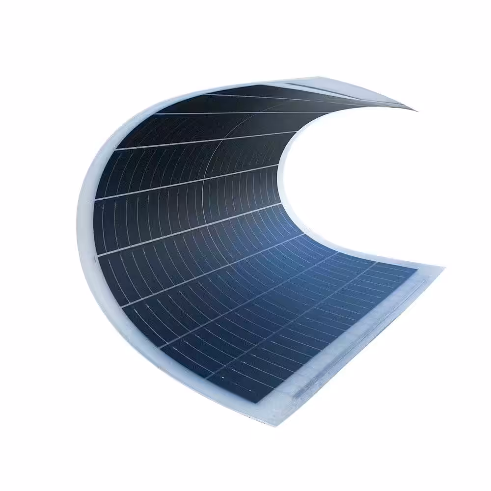 LP Series solar panels moving through automated manufacturing equipment on the factory production line