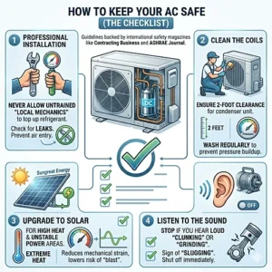 check lost main of solar ac