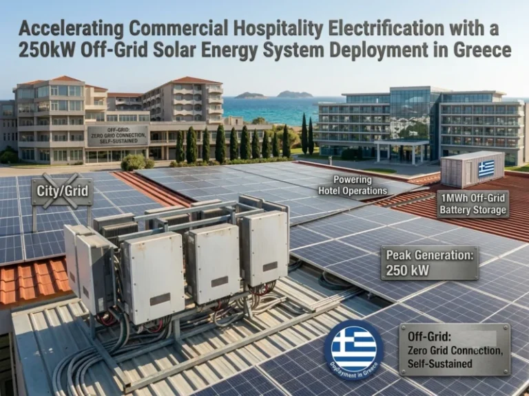 Accelerating Commercial Hospitality Electrification with a 250kW Off-Grid Solar Energy System Deployment in Greece main