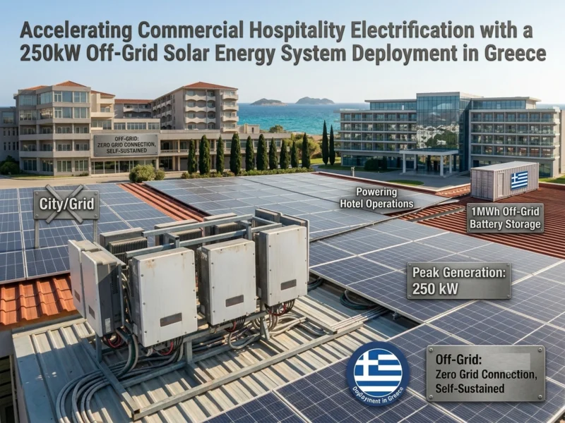 Accelerating Commercial Hospitality Electrification with a 250kW Off-Grid Solar Energy System Deployment in Greece main