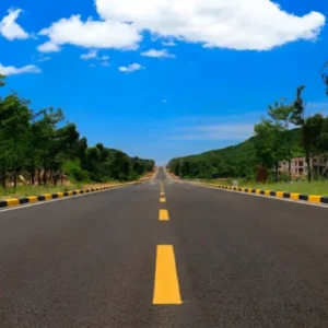 Before installation site view Hy series Italy Project Wind-Solar Hybrid Street Light System Breathed Life into a Remote Foothill Campus road around view