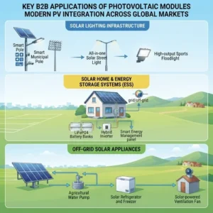 Key Application of a Photovoltaic Module A high-quality solar panel is engineered to withstand extreme environmental conditions