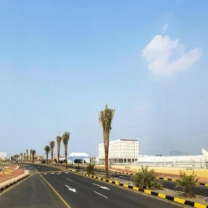 before installation of Vertical Solar Street Light-Oman-project Installing 300 vertical solar street lights on 5-meter poles has transformed nighttime visibility along key Oman road segments. Proper illuminance uniformities eliminate glare and deep shadows, directly reducing accident risks and allowing pedestrians and drivers to navigate safely.