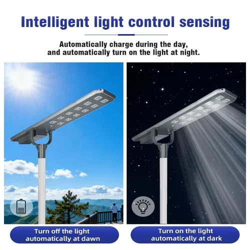 Sungreat Energy DM Series solar powered street light intelligent light control sensing day and night automatic operation