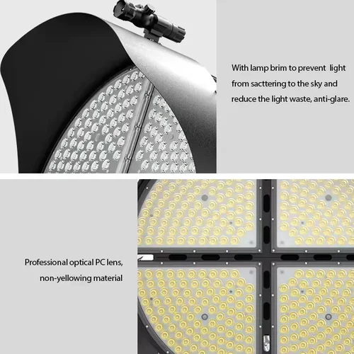 Sungreat Energy QC Series LED stadium light module with anti-glare brim and professional optical PC lens