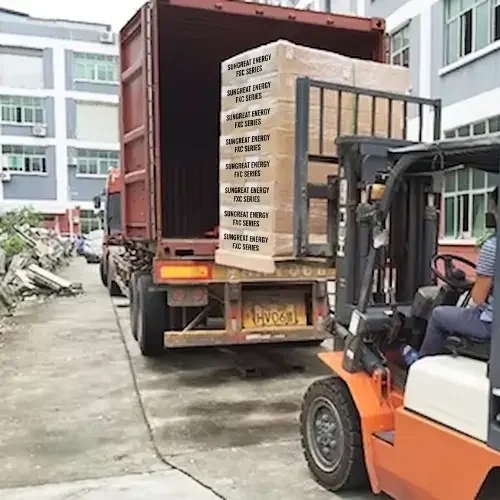 Forklift loading=